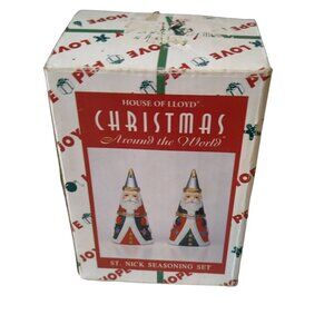 House of Lloyd Christmas Around The World St. Nick Seasoning Set VTG In Box CB2